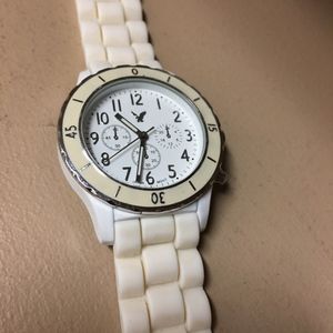American Eagle Outfitters White Silicone Watch